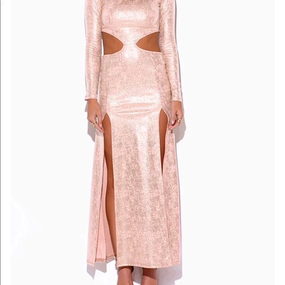 Hot light pink dress - Picture 2 of 4